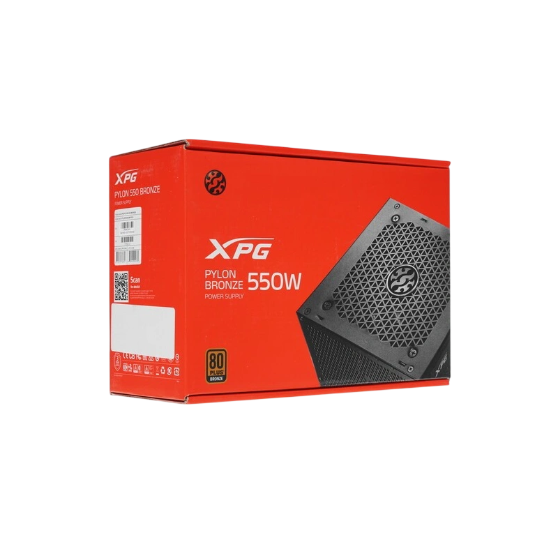 Блок питания ADATA XPG 550W PYLON (PYLON550B-BKCEU)