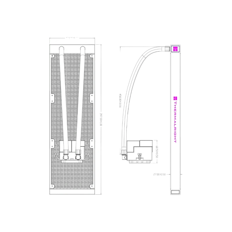 Система жидкостного охлаждения для процессора Thermalright Core Matrix 360 ARGB White (TRCM360W)