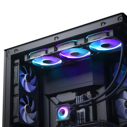 Система жидкостного охлаждения для процессора Phanteks Glacier One 420D30 X2 ARGB Black (PH-GO420D30_DBK02)