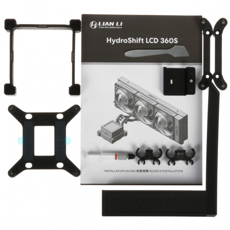 Система жидкостного охлаждения для процессора Lian Li HydroShift LCD 360S Black (G89.GHSLCD36SB.R0)