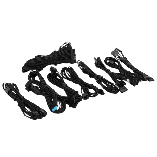 Блок питания Lian Li 850W SX0850P Black (G9P.SX0850P.B000.RU) 16 Pin (PCIe 5.1 Connector Cable Details) документация, кабельные стяжки, комплект кабелей, комплект крепежа