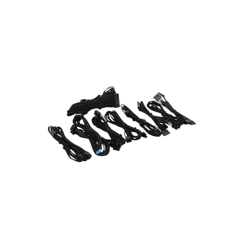 Блок питания Lian Li 850W SX0850P Black (G9P.SX0850P.B000.RU) 16 Pin (PCIe 5.1 Connector Cable Details) документация, кабельные стяжки, комплект кабелей, комплект крепежа