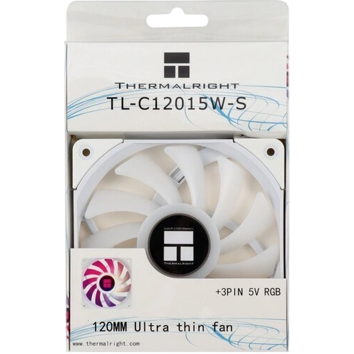 Вентилятор для корпуса Thermalright TL-C12015W-S ARGB White (TRTLC12015WS) комплект крепежа