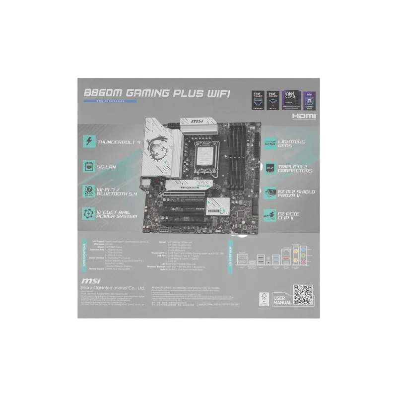 Материнская плата MSI B860M GAMING PLUS WIFI