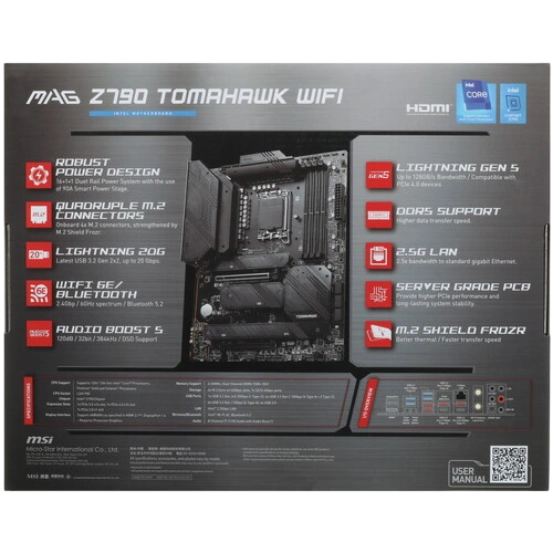 Материнская плата MSI MAG Z790 TOMAHAWK WIFI