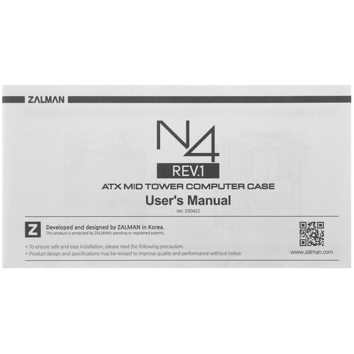 Компьютерный корпус Zalman N4 Rev.1 Black документация