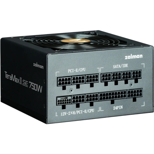 Блок питания Zalman 750W ZM750-TMX2SE документация, кабельные стяжки, комплект кабелей, комплект крепежа, сумка