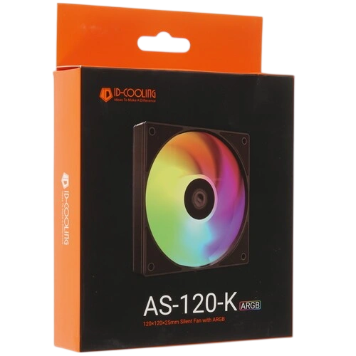 Вентилятор для корпуса ID-COOLING AS-120-ARGB-K TRIO (3 in 1) документация, комплект крепежа