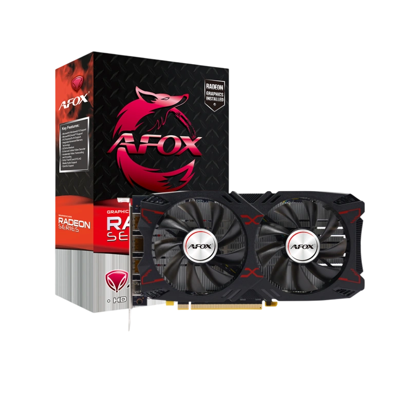 Видеокарта AFox (AFRX5500-8GD6H7) Radeon RX 5500 8GB DUAL