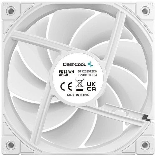 Комплект вентиляторов для корпуса Deepcool FD12 ARGB WH-3 IN 1 ARGB White BOX