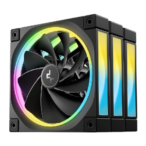 Комплект вентиляторов для корпуса Deepcool FL12R-3 IN 1 Reverse ARGB Black BOX