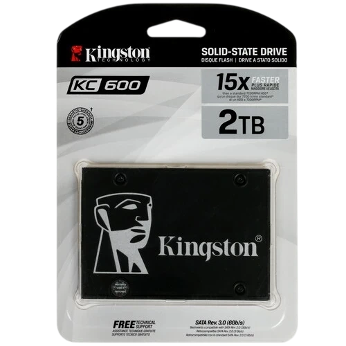 Твердотельный накопитель Kingston 2000 Gb KC600 (SKC600/2048G)