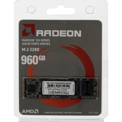 Твердотельный накопитель AMD 960 Gb Radeon R3 Series (R3MS0960G8)