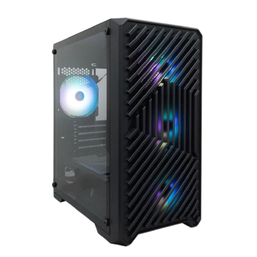 Компьютерный корпус 1STPLAYER TRILOBITE T5 ARGB Black (T5-BK-4F7)
