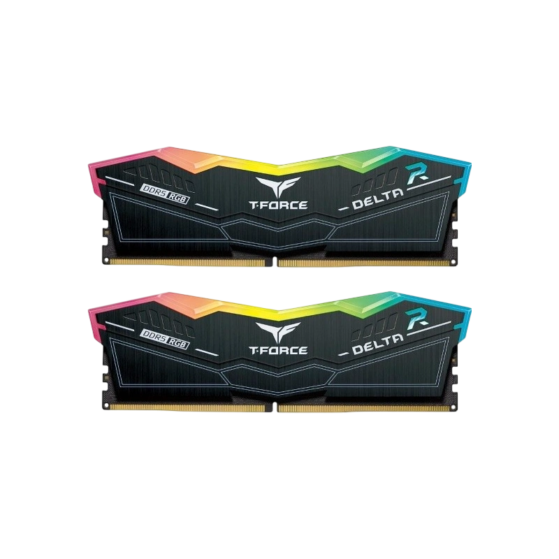 Оперативная память 64 Gb 6000 MHz Team Group T-FORCE DELTA RGB Black (FF3D564G6000HC38ADC01)