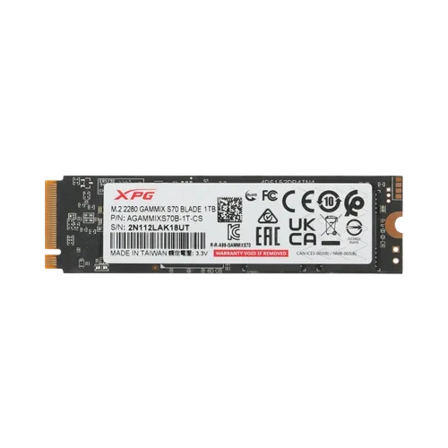 Твердотельный накопитель ADATA XPG 1000 Gb XPG GAMMIX S70 BLADE (AGAMMIXS70B-1T-CS)