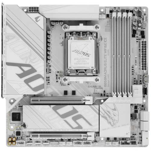 Материнская плата Gigabyte B850M AORUS ELITE WIFI6E ICE антенна WiFi, документация