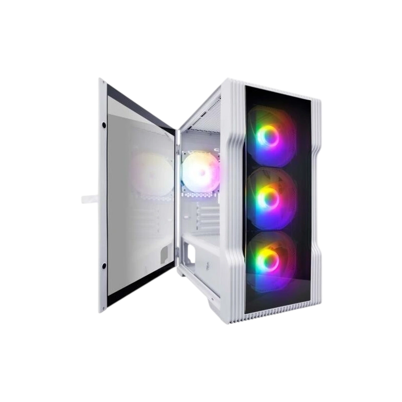 Компьютерный корпус 1STPLAYER TRILOBITE T3-G TG LED White (T3-G-WH-4F1-W) документация