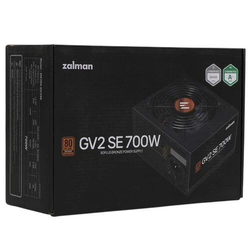 Блок питания Zalman 700W (ZM700-GV2SE) документация, кабельные стяжки, комплект крепежа