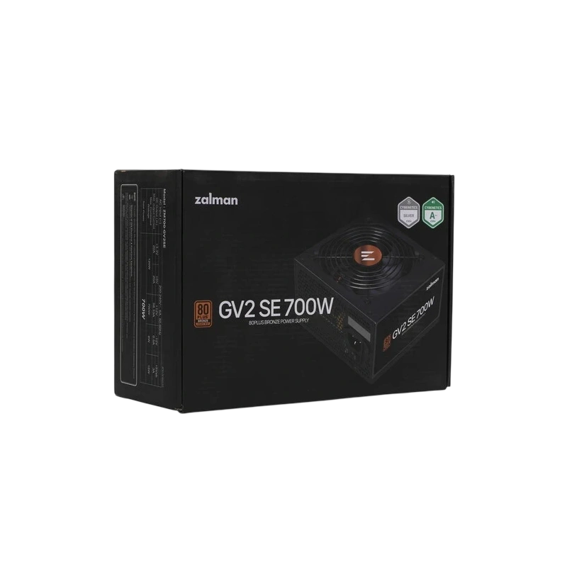 Блок питания Zalman 700W (ZM700-GV2SE) документация, кабельные стяжки, комплект крепежа