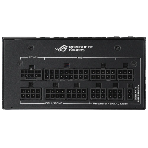 Блок питания ASUS 1000W ROG-LOKI-1000P-SFX-LGAMING (90YE00N1-B0NA00) адаптер SFX-ATX, документация, кабель синхронизации RGB-подсветки, комплект кабелей