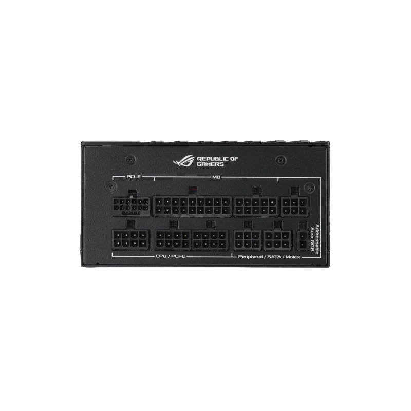 Блок питания ASUS 1000W ROG-LOKI-1000P-SFX-LGAMING (90YE00N1-B0NA00) адаптер SFX-ATX, документация, кабель синхронизации RGB-подсветки, комплект кабелей