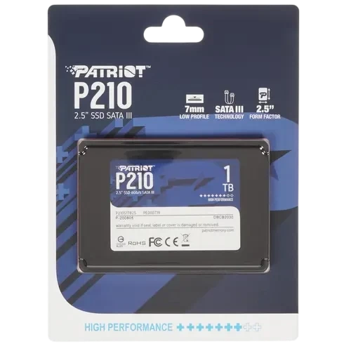 Твердотельный накопитель Patriot 1000 Gb P210 (P210S1TB25) BOX