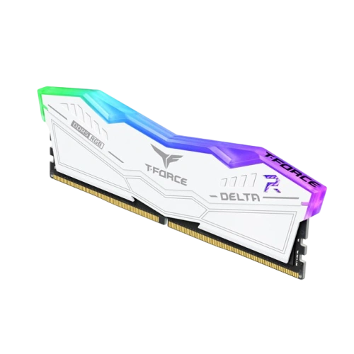 Оперативная память 64 Gb 6000 MHz Team Group T-FORCE DELTA RGB White (FF4D564G6000HC38ADC01)
