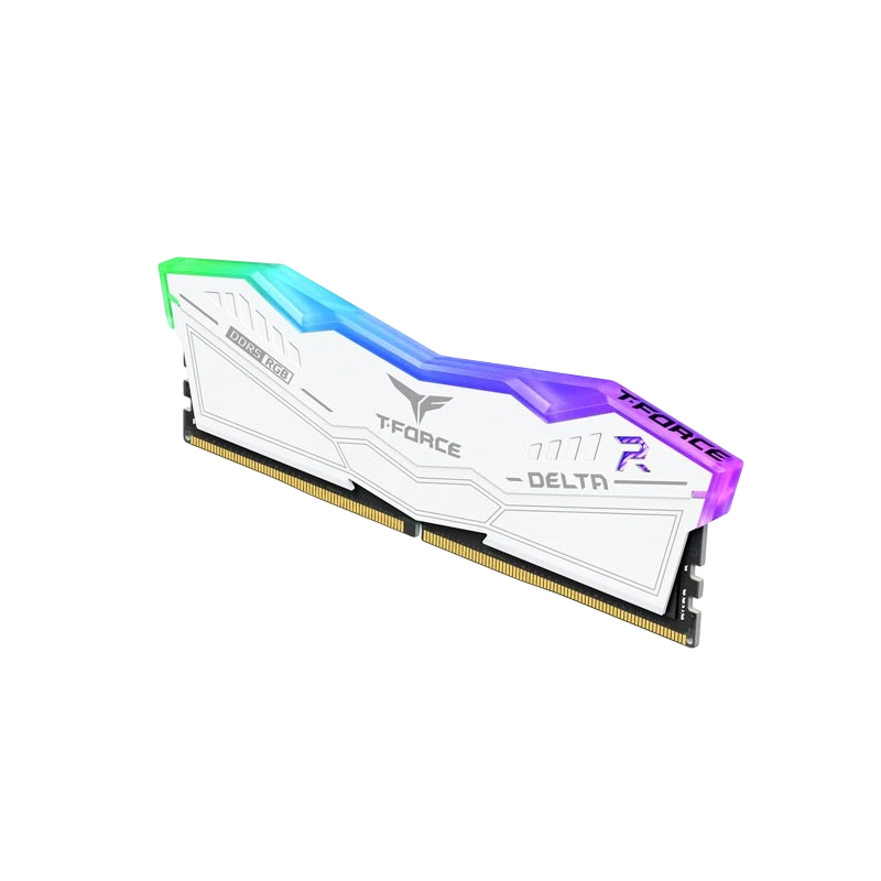 Оперативная память 64 Gb 6000 MHz Team Group T-FORCE DELTA RGB White (FF4D564G6000HC38ADC01)
