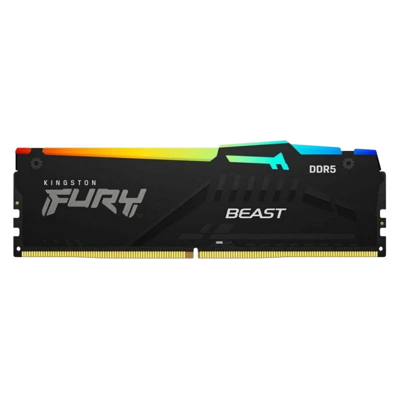 Оперативная память 32 Gb 6400 MHz Kingston FURY Beast RGB Black (KF564C32BBA-32)