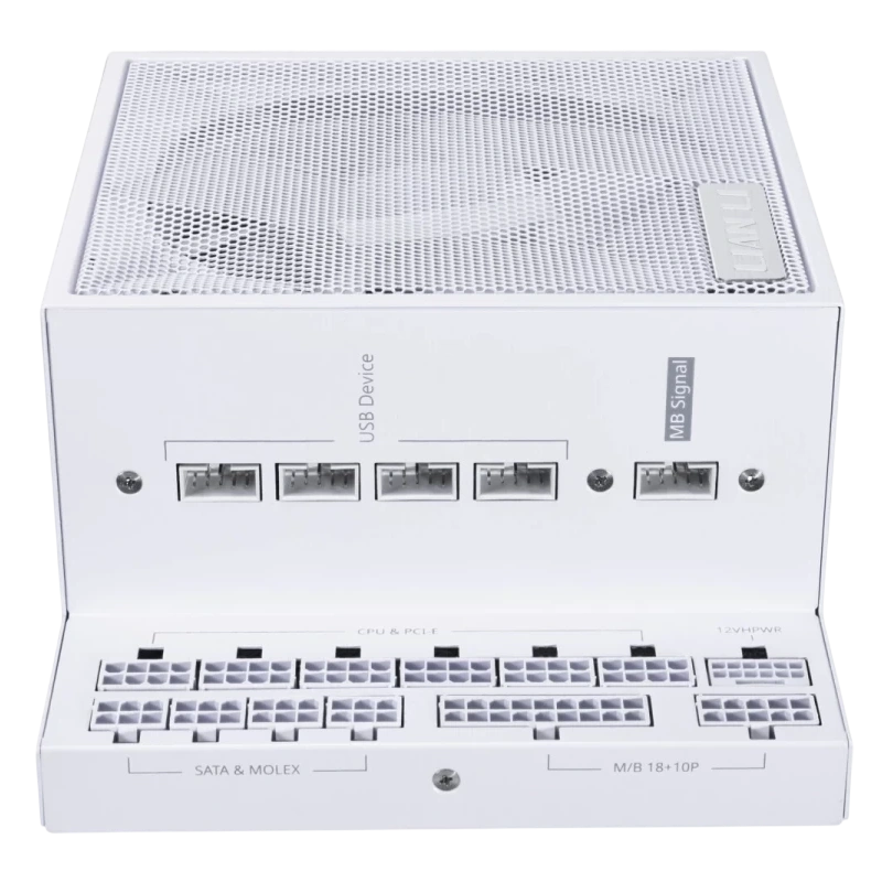 Блок питания Lian Li 1300W EG1300 White (G9P.EG1300.WE00.RU) 16 Pin (PCIe 5.1 Connector Cable Details) документация, комплект кабелей