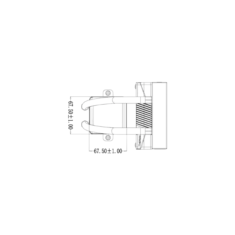Система жидкостного охлаждения для процессора Thermalright Frozen Vision 360 ARGB Black V2 (TRFV360ABV2)