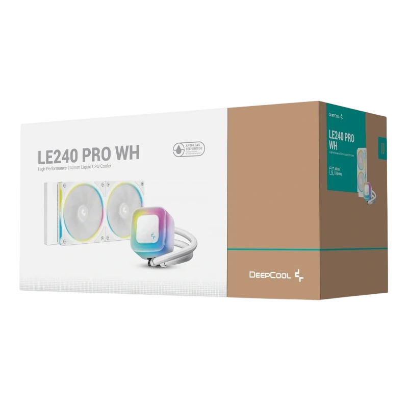 Система жидкостного охлаждения для процессора Deepcool LE240 PRO WH ARGB White