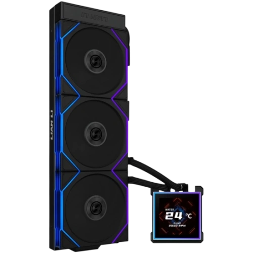 Система жидкостного охлаждения для процессора Lian Li HydroShift II LCD-S 360TL (GHS2LCDS36TB) Black (G89.GHS2LCDS36TB.R0)