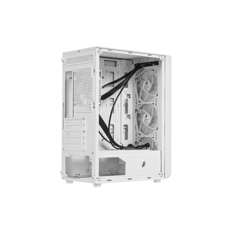 Компьютерный корпус 1STPLAYER FD3-M LED White (FD3-M-WH-4F1-W)