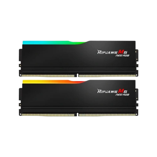 Оперативная память 64 Gb 6000 MHz G.Skill RIPJAWS M5 NEO RGB Black (F5-6000J3040G32GX2-RM5NRK)