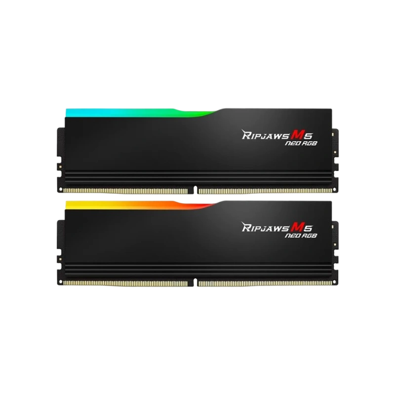 Оперативная память 64 Gb 6000 MHz G.Skill RIPJAWS M5 NEO RGB Black (F5-6000J3040G32GX2-RM5NRK)