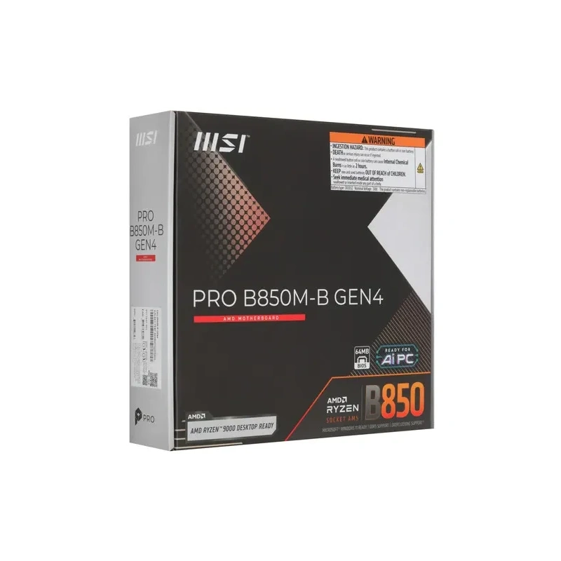 Материнская плата MSI PRO B850M-B GEN4