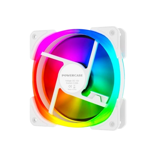 Вентилятор для корпуса Powercase (CM21-14W ARGB) White