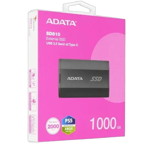 Внешний SSD ADATA XPG 1000 Gb USB 3.2 EXT (SD810-1000G-CBK)