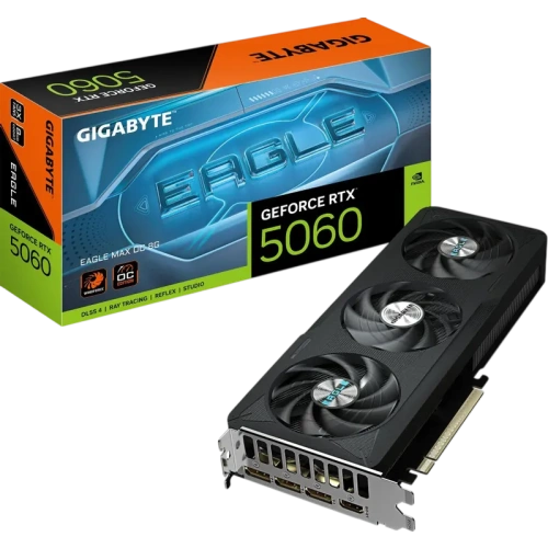 Видеокарта Gigabyte (GV-N5060EAGLEMAX OC-8GD) GeForce RTX 5060 8GB EAGLE MAX OC