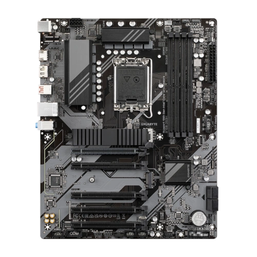Материнская плата Gigabyte B760 DS3H 2 x кабель SATA, документация, задняя планка