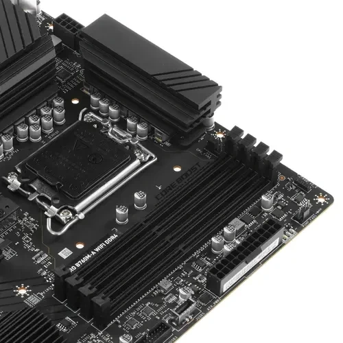 Материнская плата MSI PRO B760M-A WIFI DDR4 антенна Wi-Fi, документация, задняя планка, кабель SATA, крепеж для разъема M.2