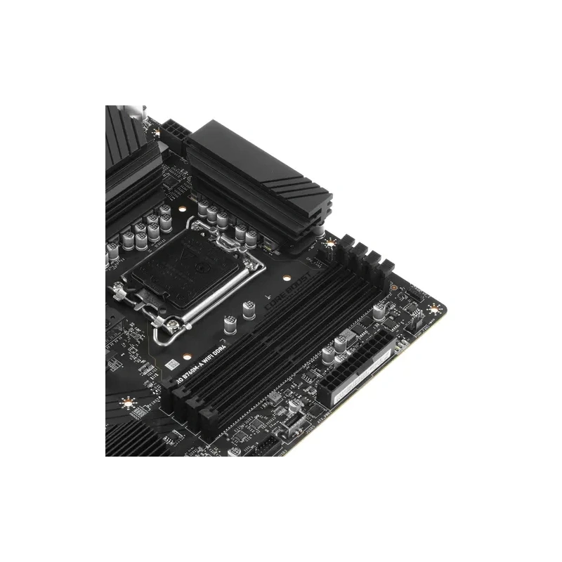 Материнская плата MSI PRO B760M-A WIFI DDR4 антенна Wi-Fi, документация, задняя планка, кабель SATA, крепеж для разъема M.2