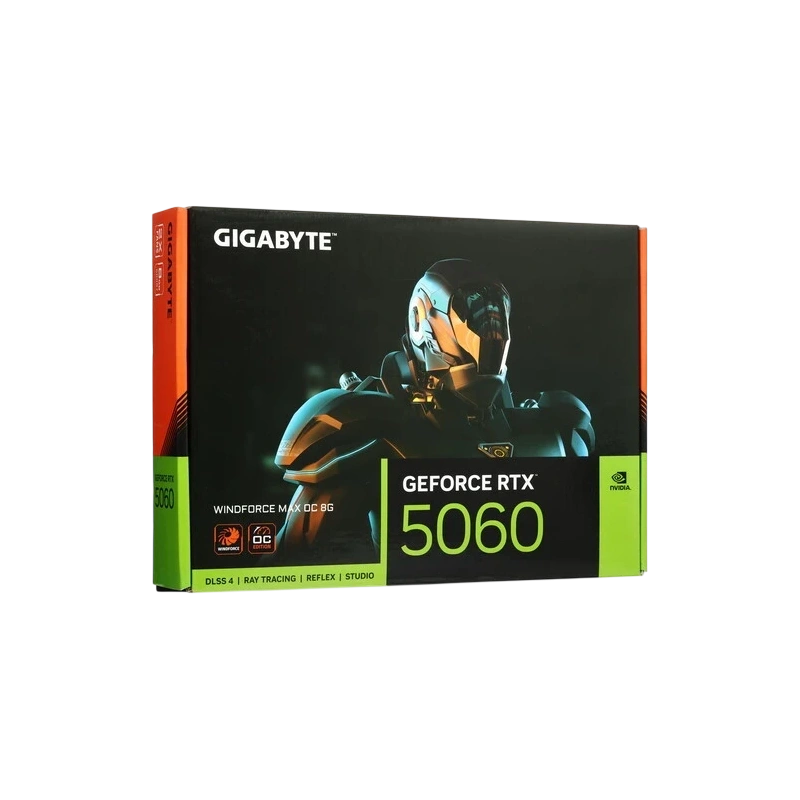 Видеокарта Gigabyte (GV-N5060WF2MAX OC-8GD) GeForce RTX 5060 8GB WINDFORCE MAX OC