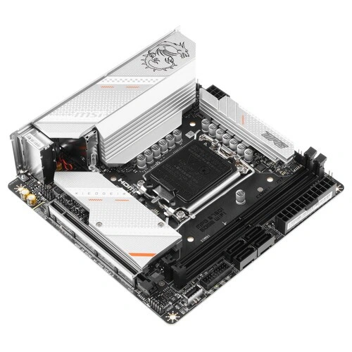 Материнская плата MSI MPG B760I EDGE WIFI антенна Wi-Fi, документация, кабель SATA, комплект наклеек, крепеж для разъема M.2, удлинитель для RGB