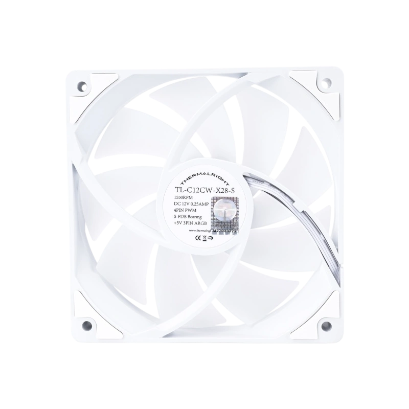Вентилятор для корпуса Thermalright TL-C12CW-X28-S ARGB White (TRTLC12CWX28S)