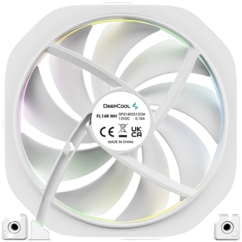 Вентилятор для корпуса Deepcool FL14R WH Reverse ARGB White