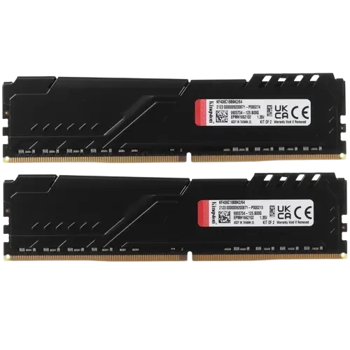 Оперативная память 64 Gb 3600 MHz Kingston FURY Beast Black (KF436C18BBK2/64)
