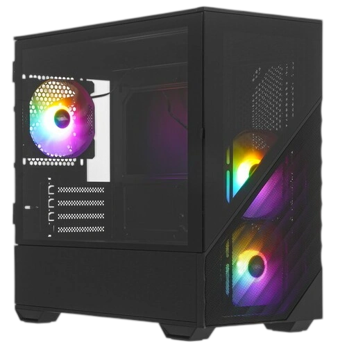 Компьютерный корпус 1STPLAYER DK D7 LED Black (D7-BK-3F1)